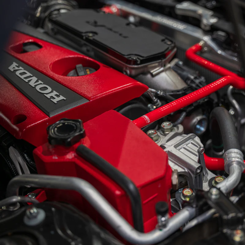 Mishimoto 2023+ Honda Civic Type-R Silicone Coolant Hose Kit - Red - Image 3