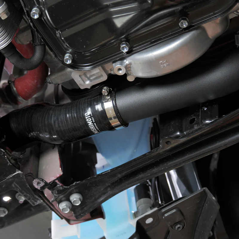 Mishimoto 2023+ Toyota GR Corolla Intercooler & Pipe Kit - Black Cooler - Black Pipes - Image 4