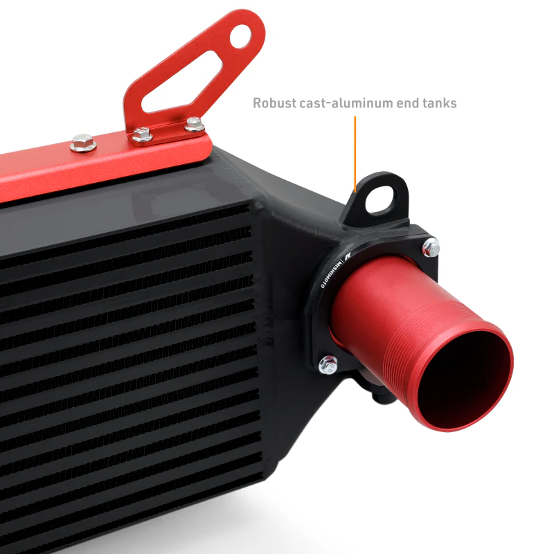 Mishimoto 2023+ Toyota GR Corolla Intercooler & Pipe Kit - Black Cooler - Black Pipes - Image 9
