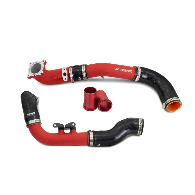 Mishimoto 2023+ Toyota GR Corolla Intercooler Pipe Kit - Wrinkle Red - Image 8