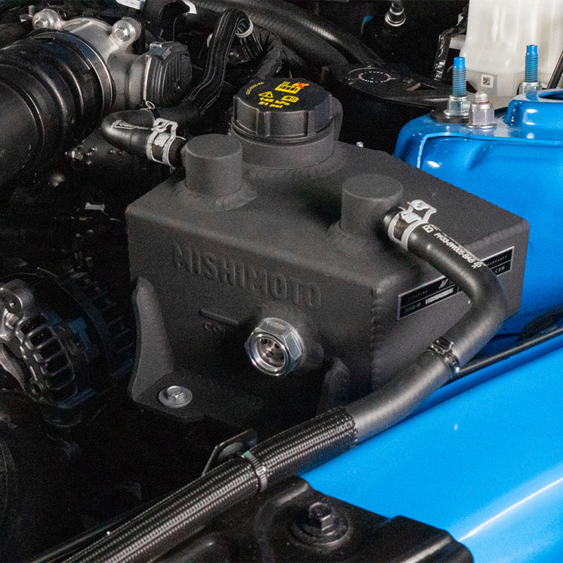 Mishimoto 2024+ Ford Mustang V8/2.3L EcoBoost Expansion Tank - Polished - Image 8