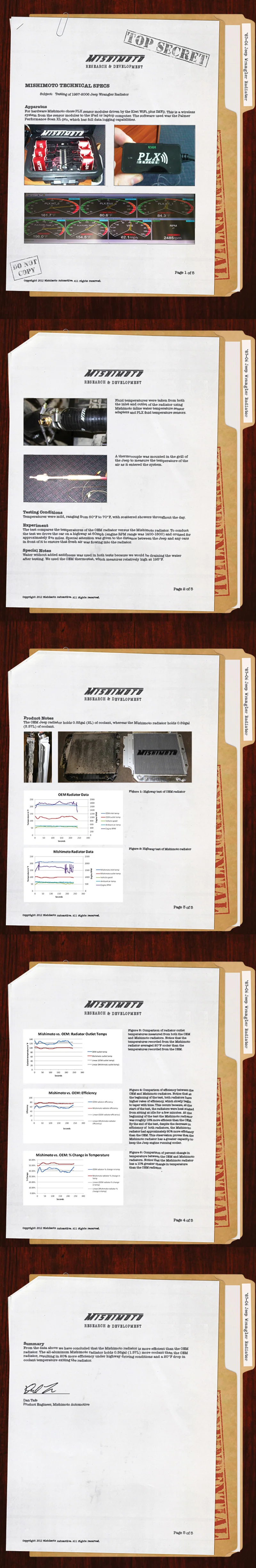 Mishimoto 87-06 Jeep Wrangler YJ & TJ Aluminum Performance Radiator - Image 5