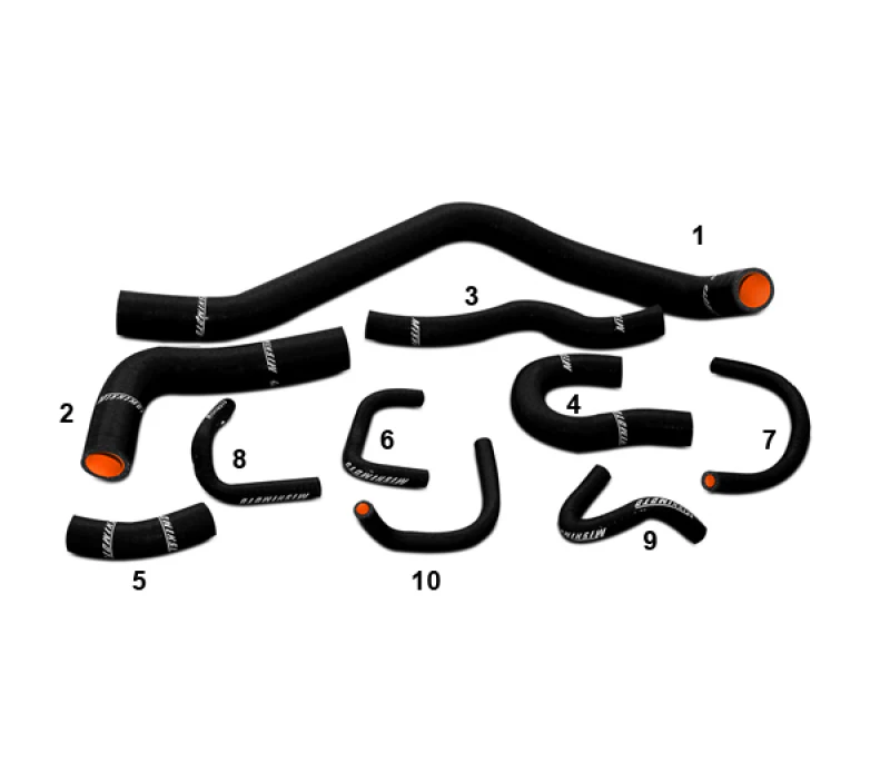 Mishimoto 88-91 Honda Civic Black Silicone Hose Kit - Image 11