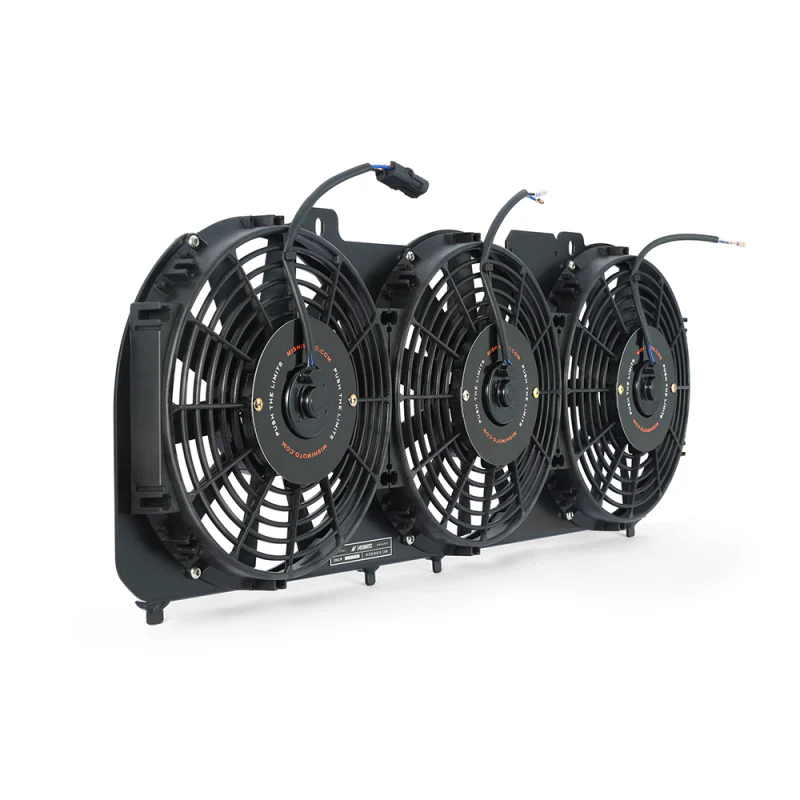 Mishimoto 89-01 Jeep Cherokee XJ 4.0L Performance Aluminum Fan Shroud w/ Controller - Black - Image 2