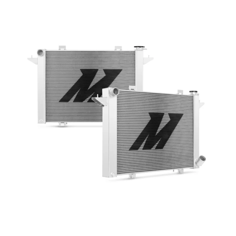 Mishimoto 90-93 Dodge Ram w/ 5.9L Cummins Engine Polished Aluminum Performance Radiator - Image 2