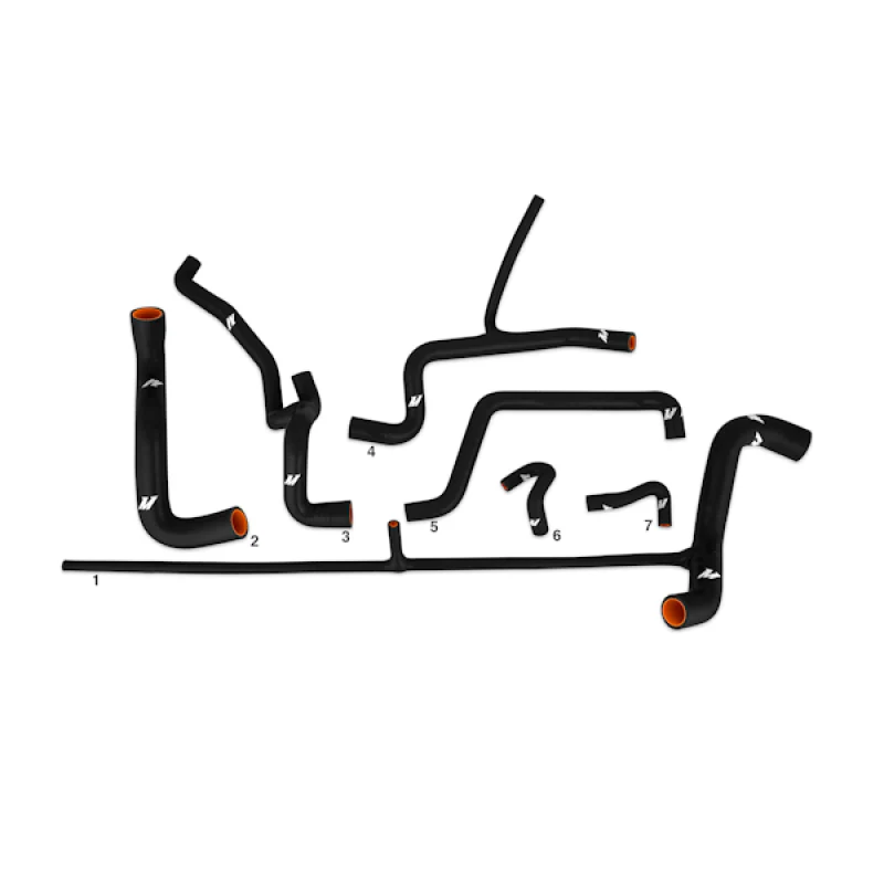 Mishimoto 92-94 Volkswagen Corrado VR6 Black Silicone Hose Kit - Image 2