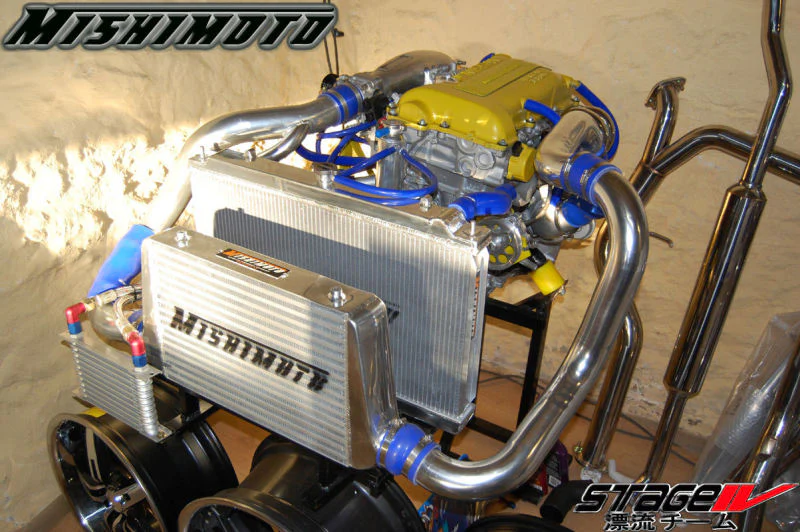 Mishimoto 95-98 Nissan 240sx S14 SR20DET Aluminum Radiator - Image 5
