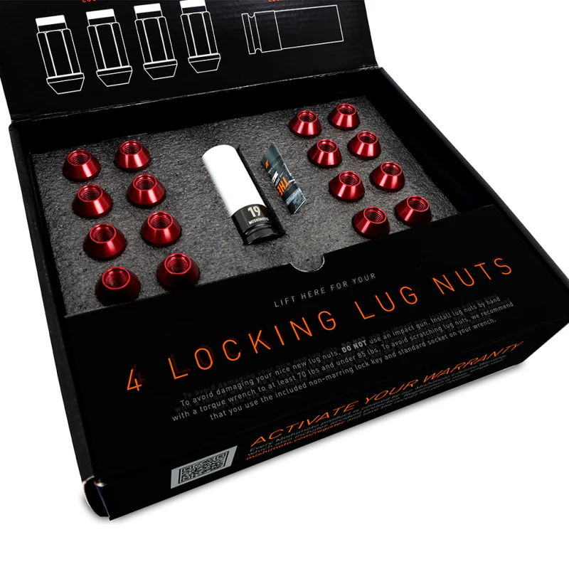 Mishimoto Aluminum Locking Lug Nuts M12x1.25 20pc Set Blue - Image 3