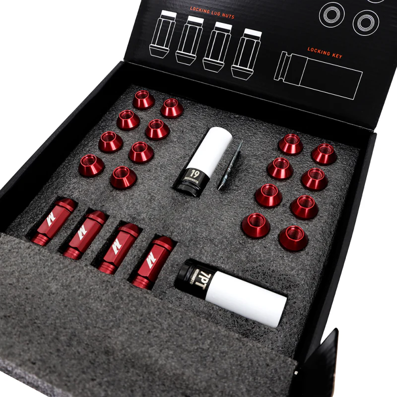 Mishimoto Aluminum Locking Lug Nuts M12x1.25 20pc Set Neo Chrome - Image 2