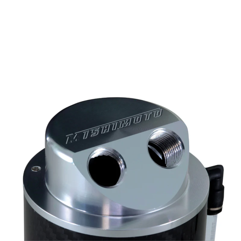 Mishimoto Carbon Fiber Oil Catch Can 10mm Fittings - Image 4