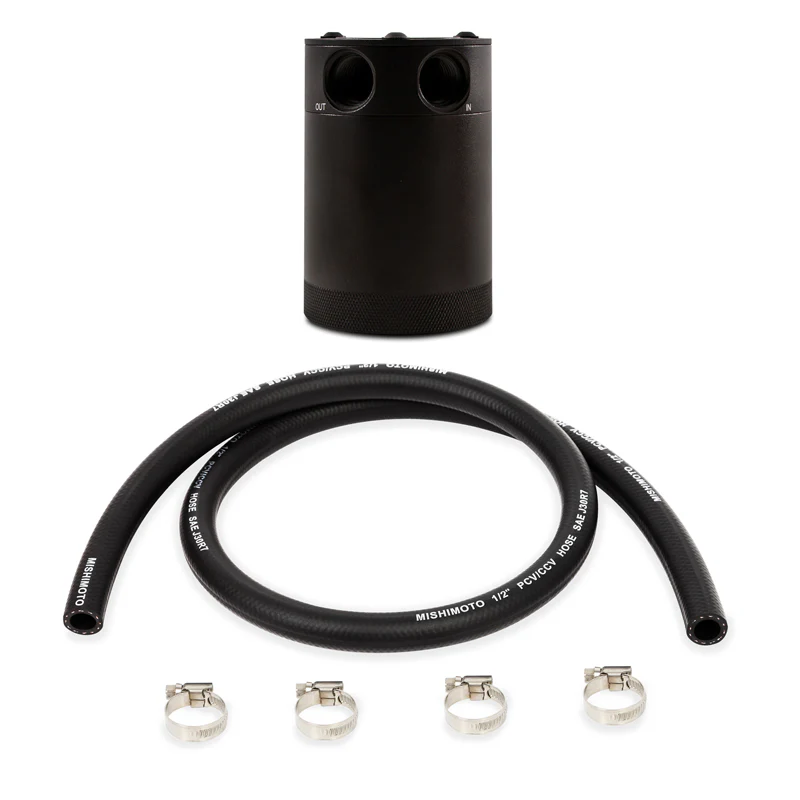 Mishimoto Compact Baffled Oil Catch Can - 2-Port - Image 2