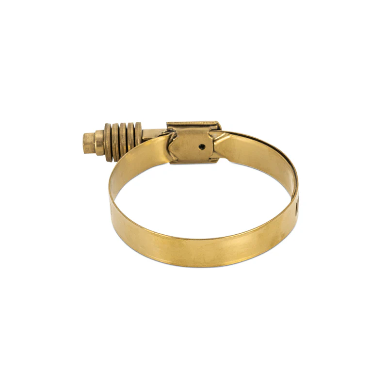 Mishimoto Constant Tension Worm Gear Clamp 2.24in.-3.11in. (57mm-79mm) - Gold - Image 2