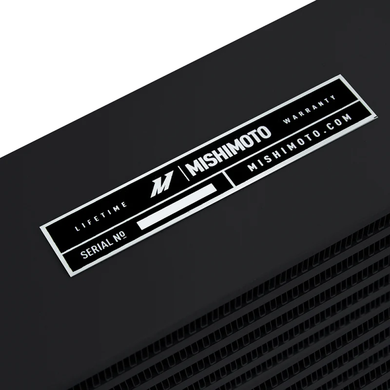 Mishimoto Heavy-Duty Oil Cooler - 17in. Same-Side Outlets - Black - Image 2