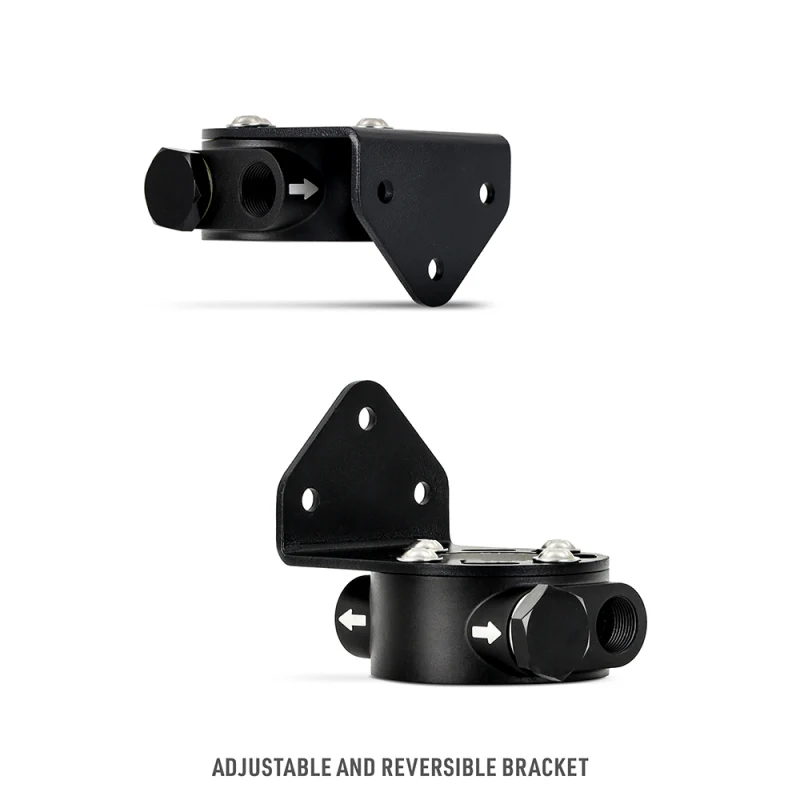 Mishimoto M20 x 1.5 - Remote Oil Filter Mount - Black - Image 6