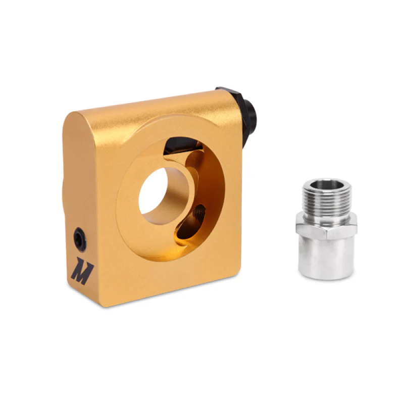 Mishimoto M22 x 1.5 Oil Sandwich Plate w/ Rear-Mounted Thermostat - Image 2