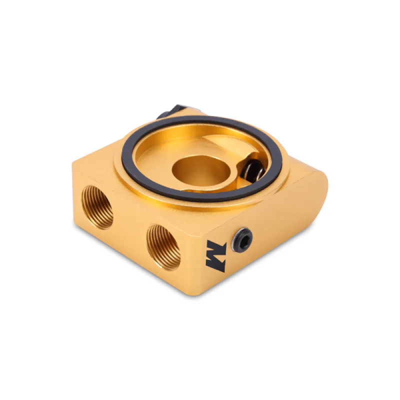 Mishimoto M22 x 1.5 Oil Sandwich Plate w/ Rear-Mounted Thermostat - Image 5