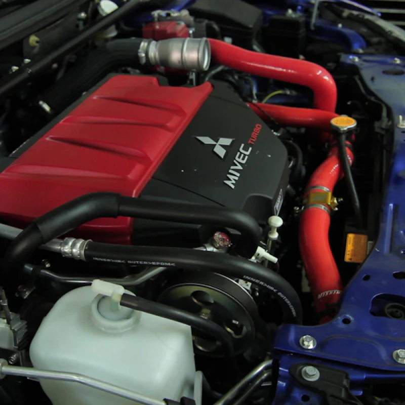Mishimoto Mitsubishi EVO X Red Silicone Hose Kit - Image 9