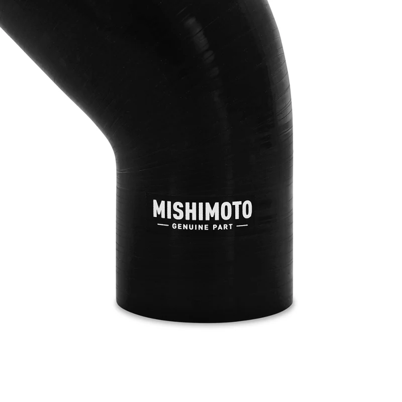 Mishimoto Silicone Reducer Coupler 45 Degree 3.5in to 4in - Black - Image 3