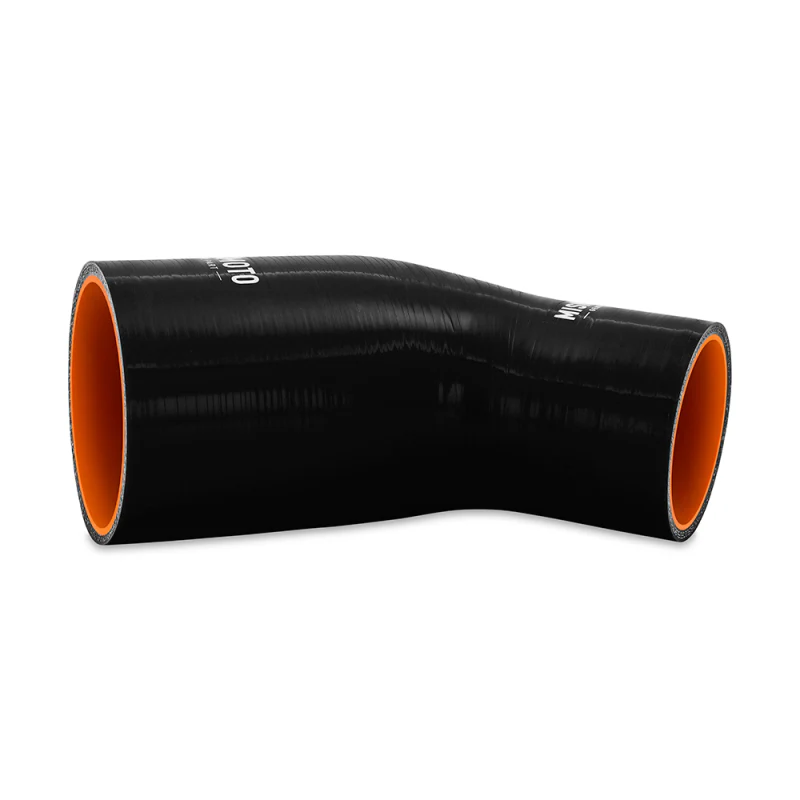 Mishimoto Silicone Reducer Coupler 45 Degree 3in to 3.5in - Black - Image 3