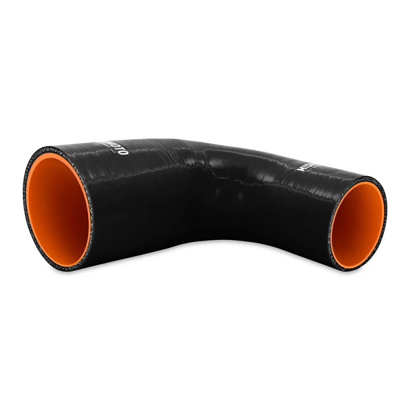 Mishimoto Silicone Reducer Coupler 90 Degree 2.5in to 3.25in - Black - Image 3