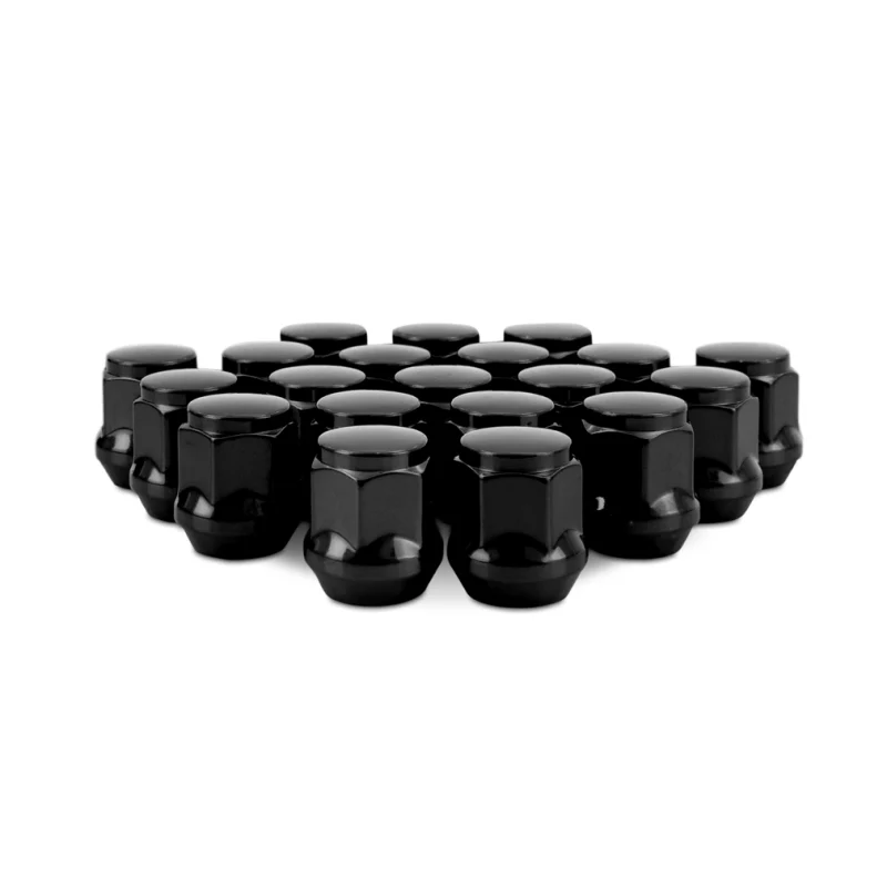 Mishimoto Steel Acorn Lug Nuts M12 x 1.5 - 20pc Set - Black - Image 2
