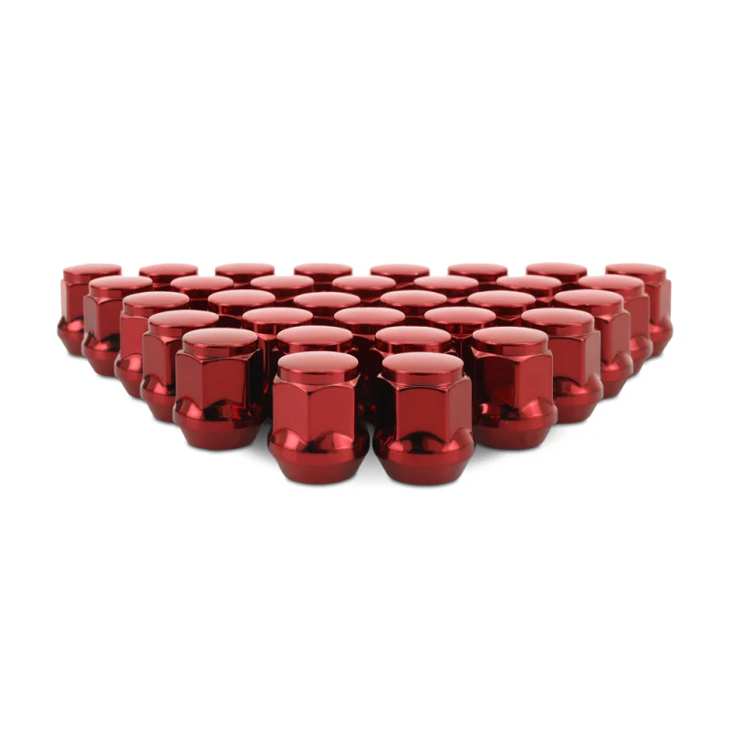 Mishimoto Steel Acorn Lug Nuts M14 x 1.5 - 32pc Set - Red - Image 2