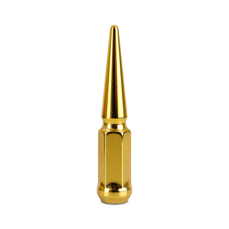 Mishimoto Steel Spiked Lug Nuts M12x1.5 20pc Set - Gold - Image 2