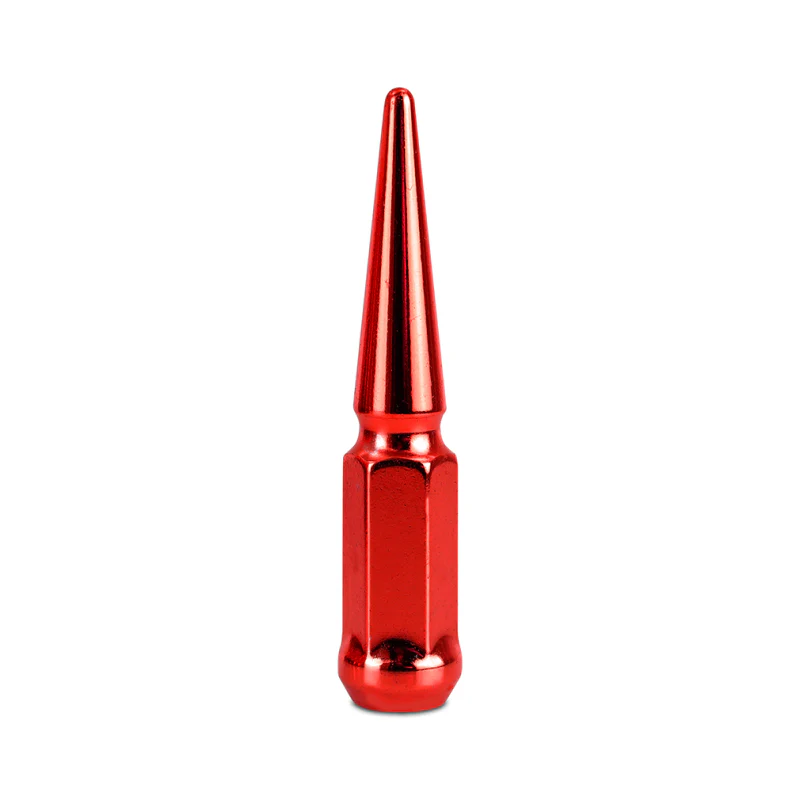 Mishimoto Steel Spiked Lug Nuts M12x1.5 20pc Set - Red - Image 2