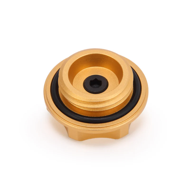 Mishimoto Subaru Oil FIller Cap - Gold - Image 3