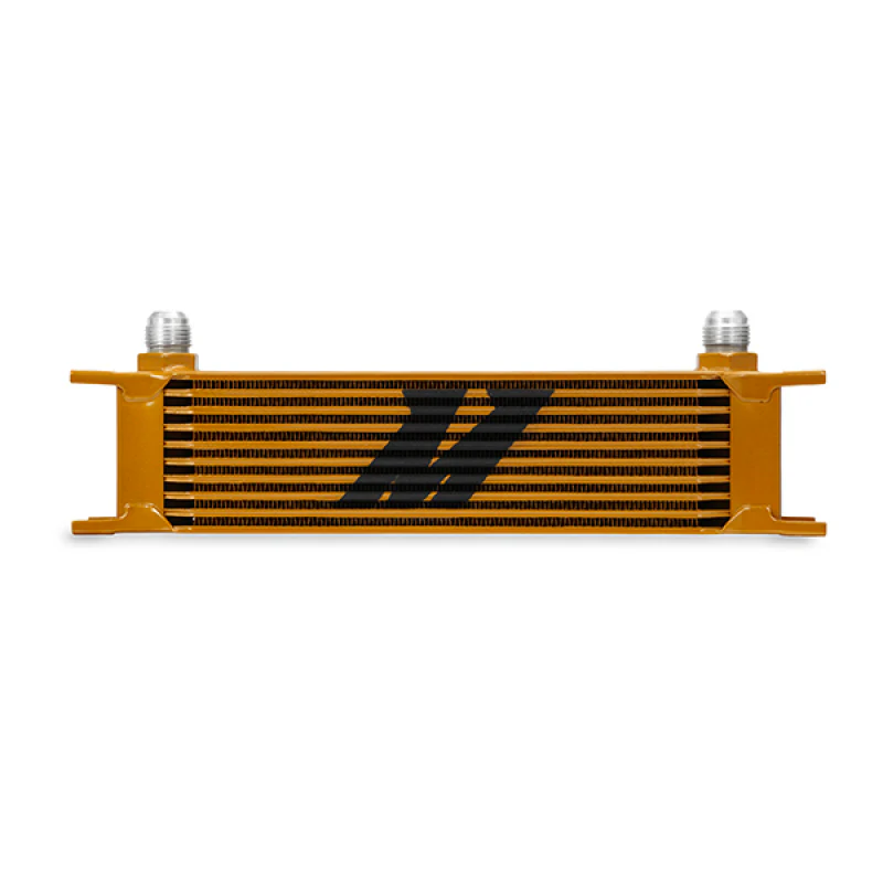 Mishimoto Universal 10 Row Oil Cooler - Gold - Image 2