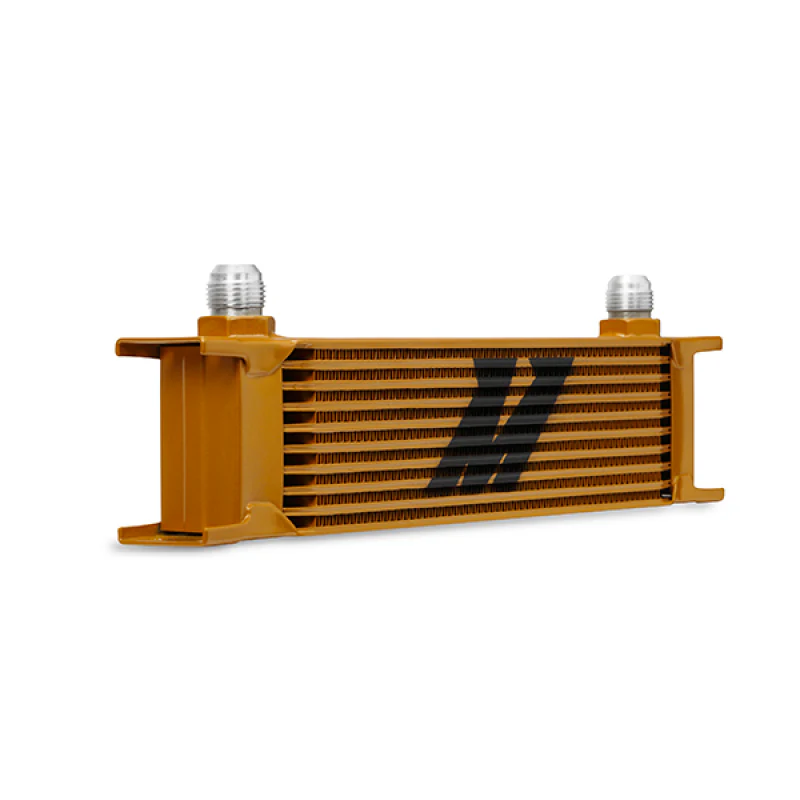 Mishimoto Universal 10 Row Oil Cooler - Gold - Image 5