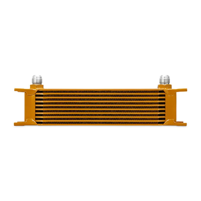 Mishimoto Universal 10 Row Oil Cooler - Gold - Image 7