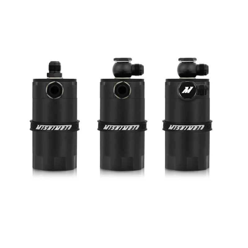 Mishimoto Universal Baffled Oil Catch Can - Black - Image 11