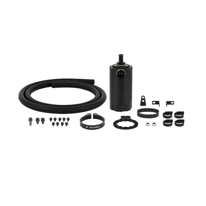 Mishimoto Universal Baffled Oil Catch Can - Black - Image 22