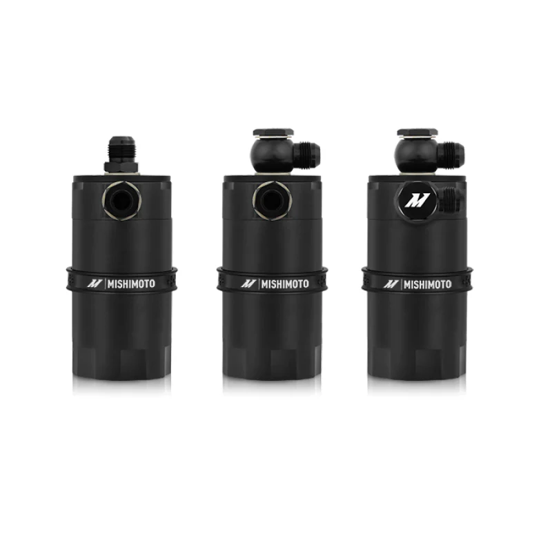 Mishimoto Universal Baffled Oil Catch Can - Black - Image 7