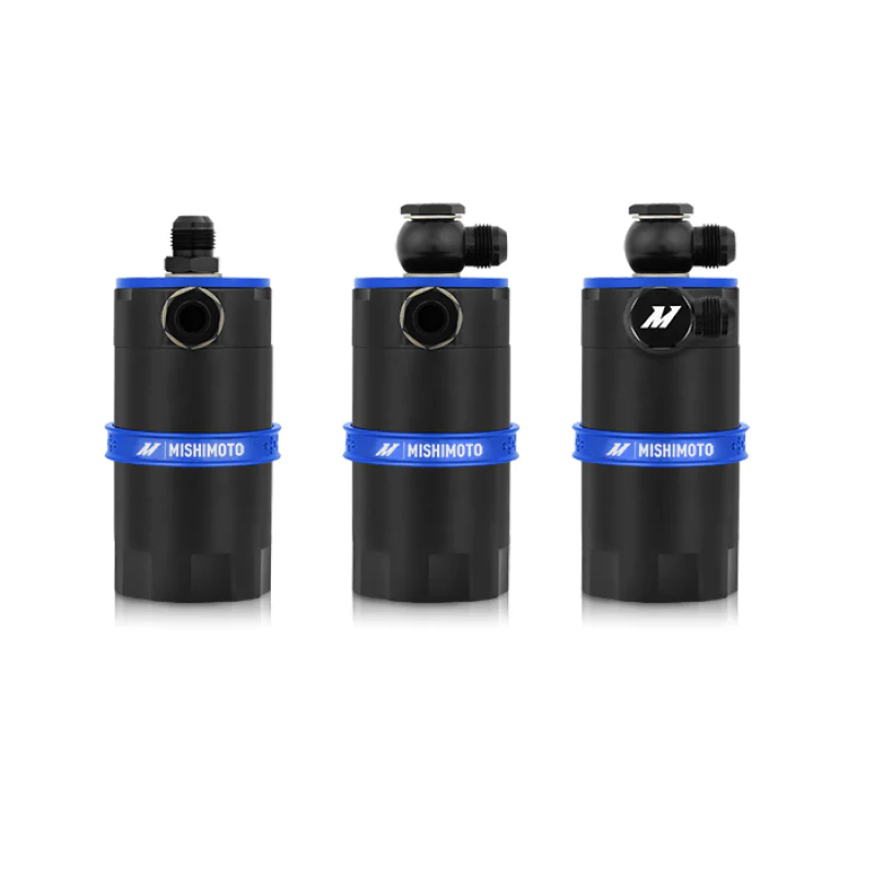 Mishimoto Universal Baffled Oil Catch Can - Blue - Image 15