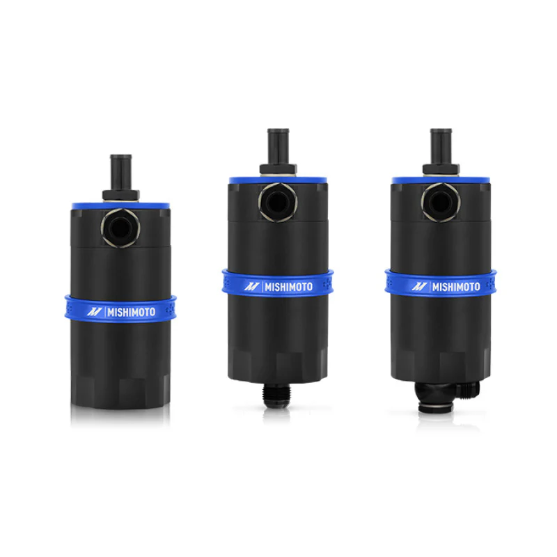 Mishimoto Universal Baffled Oil Catch Can - Blue - Image 16