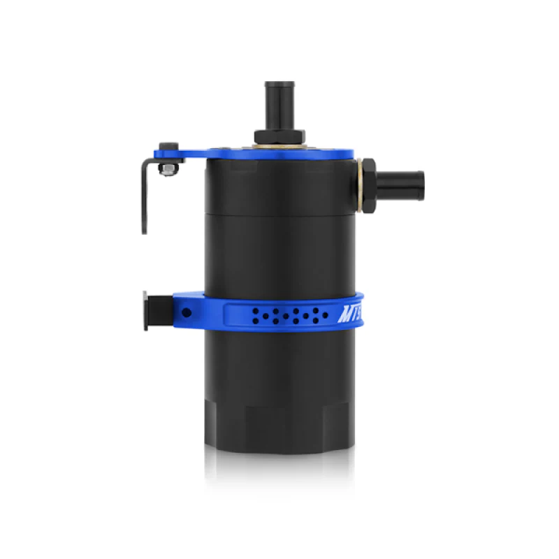 Mishimoto Universal Baffled Oil Catch Can - Blue - Image 4