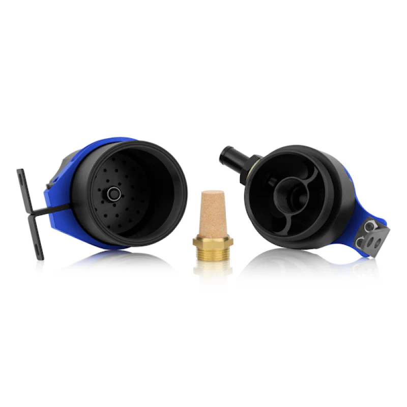 Mishimoto Universal Baffled Oil Catch Can - Blue - Image 7