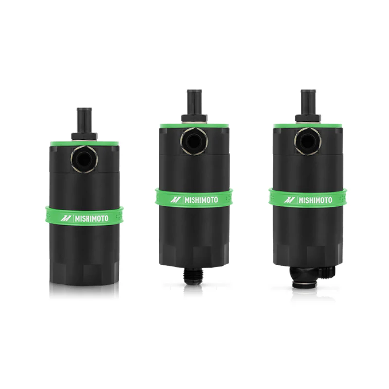 Mishimoto Universal Baffled Oil Catch Can - Green - Image 18