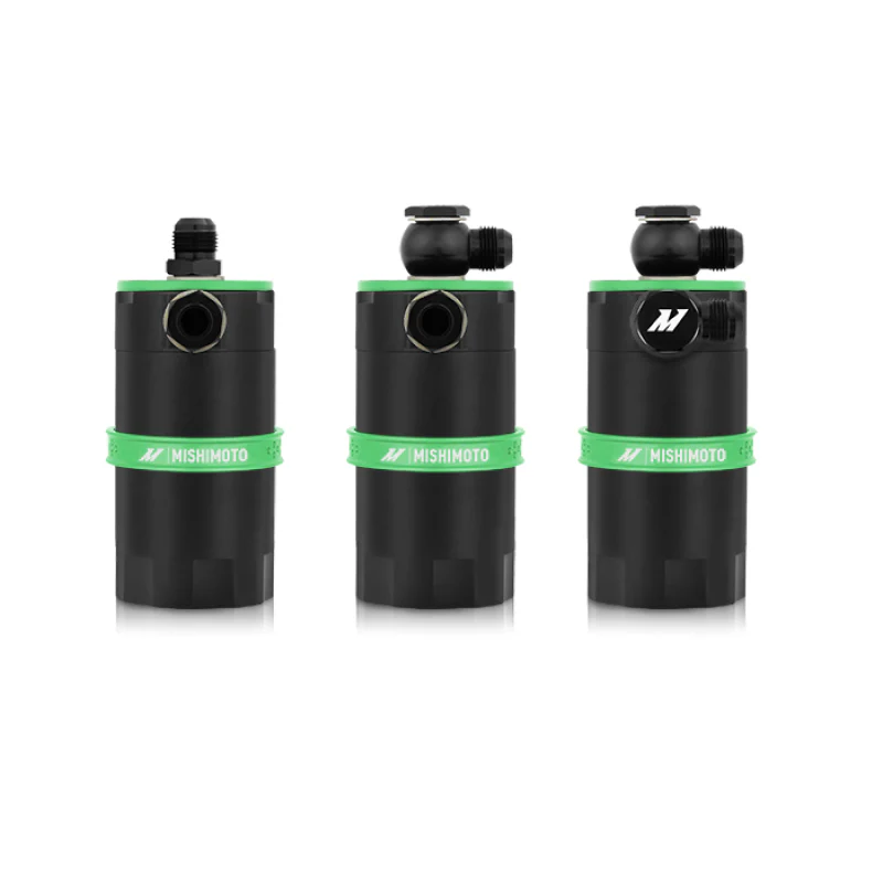 Mishimoto Universal Baffled Oil Catch Can - Green - Image 7