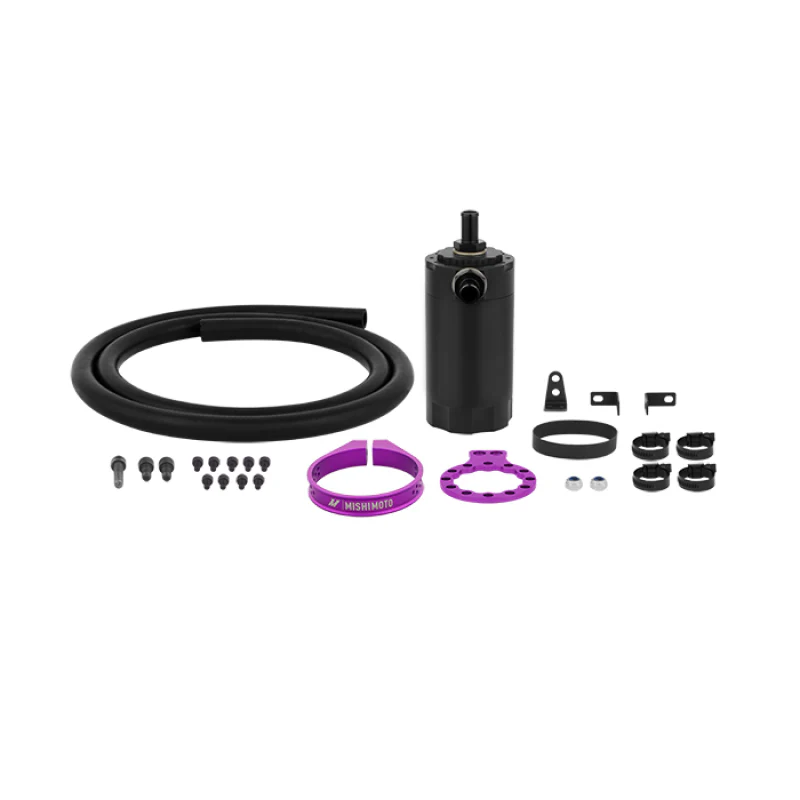 Mishimoto Universal Baffled Oil Catch Can - Purple - Image 14
