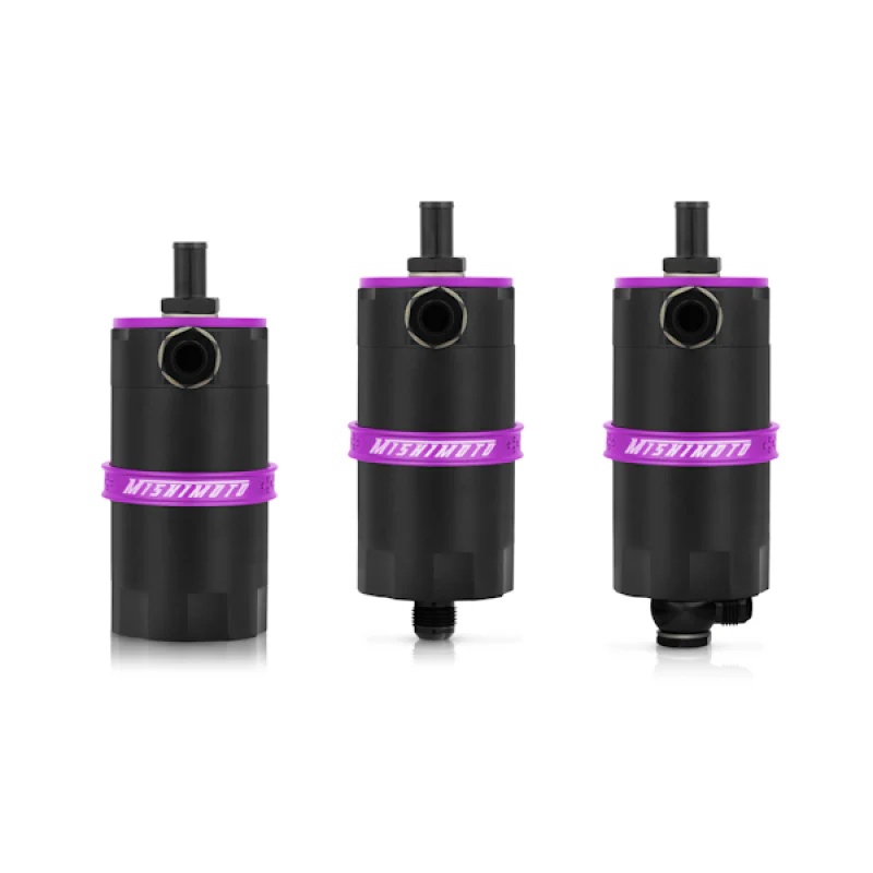 Mishimoto Universal Baffled Oil Catch Can - Purple - Image 15