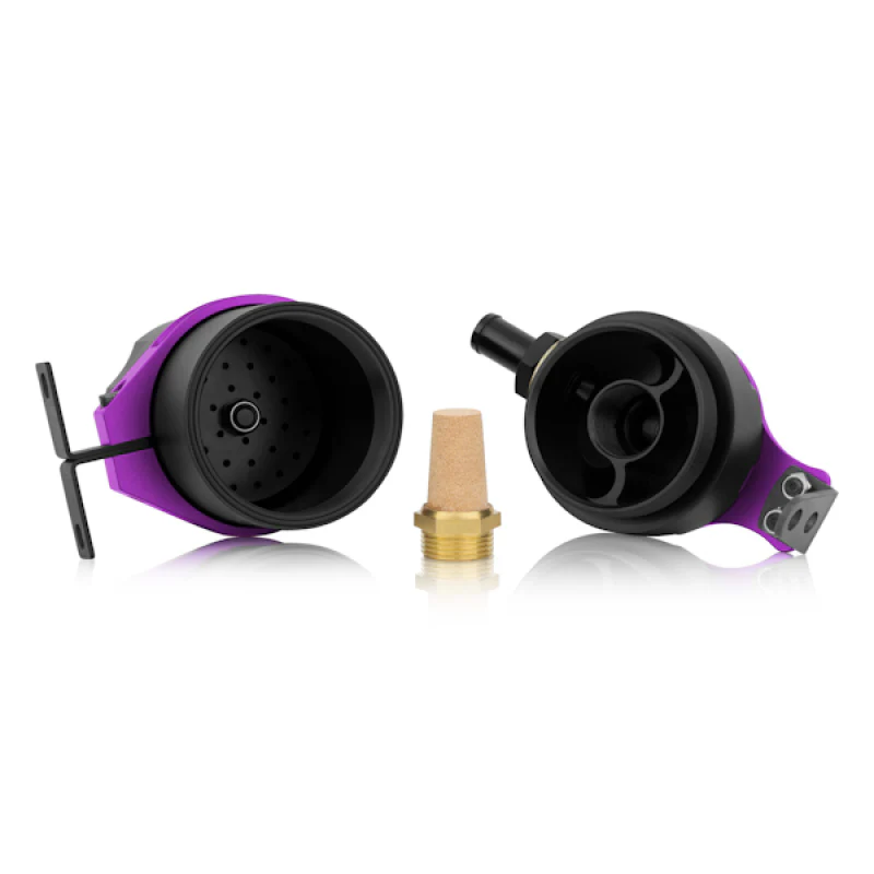 Mishimoto Universal Baffled Oil Catch Can - Purple - Image 20
