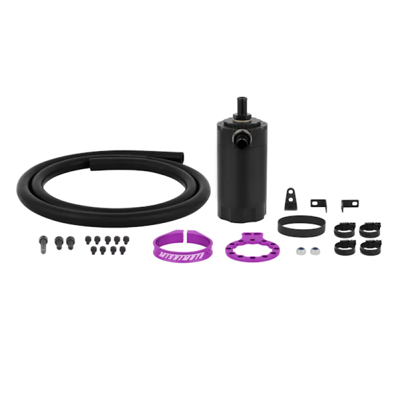 Mishimoto Universal Baffled Oil Catch Can - Purple - Image 21