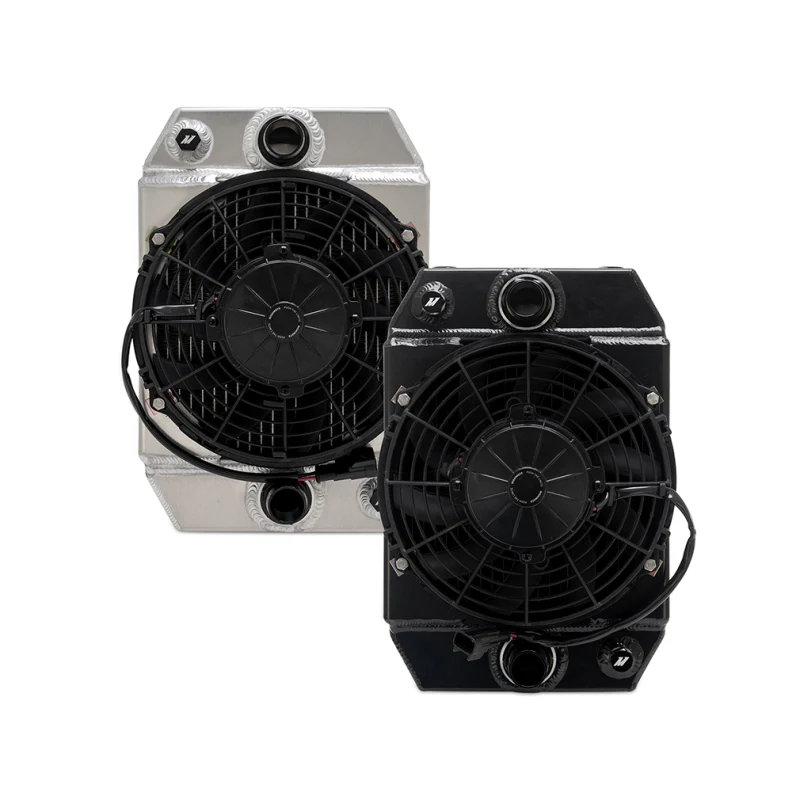 Mishimoto Universal Drag Race Performance Aluminum Radiator - Black - Image 6