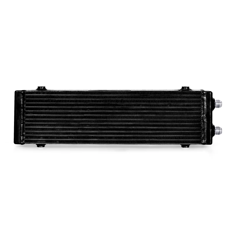 Mishimoto Universal Large Bar and Plate Dual Pass Black Oil Cooler - Image 2