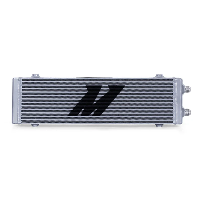 Mishimoto Universal Large Bar and Plate Dual Pass Silver Oil Cooler - Image 4