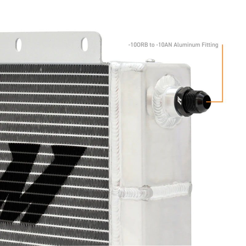 Mishimoto Universal Oil Cooler Kit 23 Row Cooler and 1in x 8in Fan - Image 3
