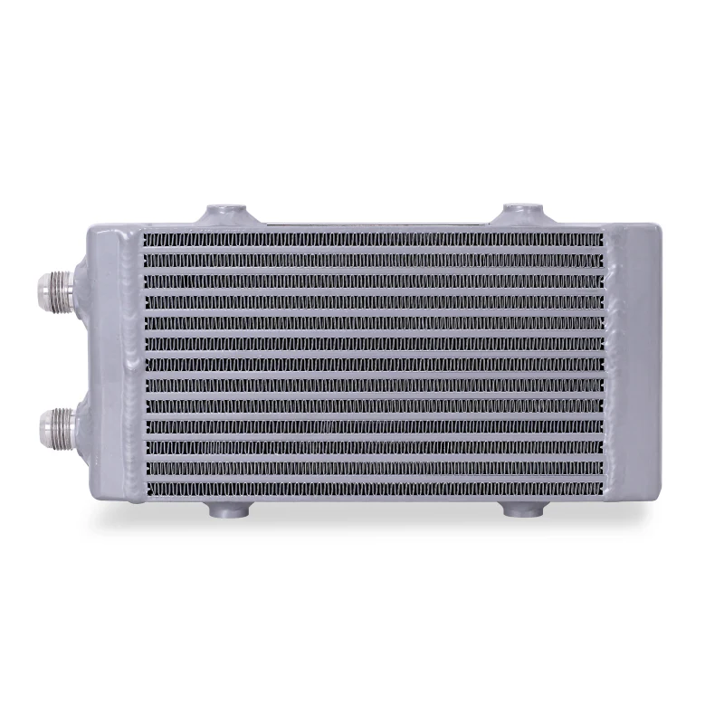 Mishimoto Universal Small Bar and Plate Dual Pass Silver Oil Cooler - Image 8